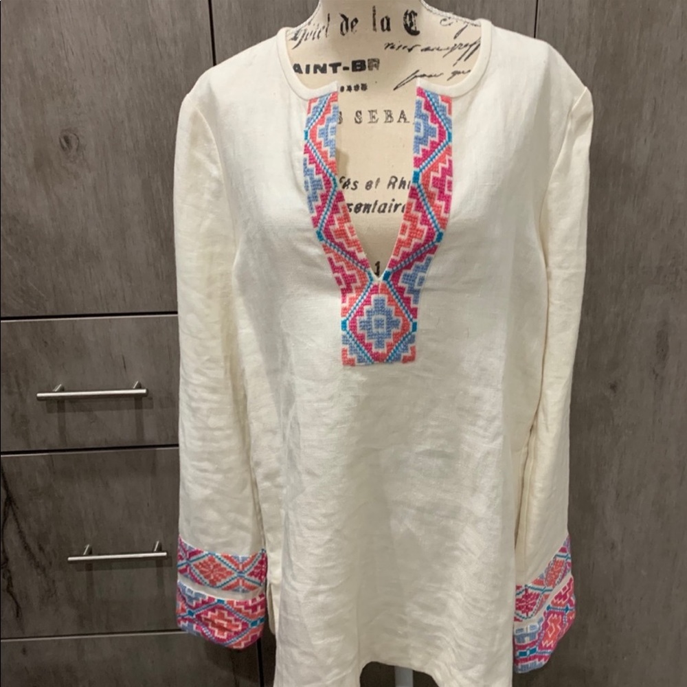 Tory Burch linen top